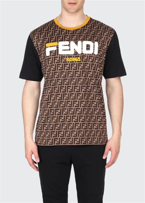 t shirt fendi men's|fendi men's t shirt sale.